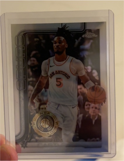 2025-26 Topps Chrome #228 Stephon Castle — front