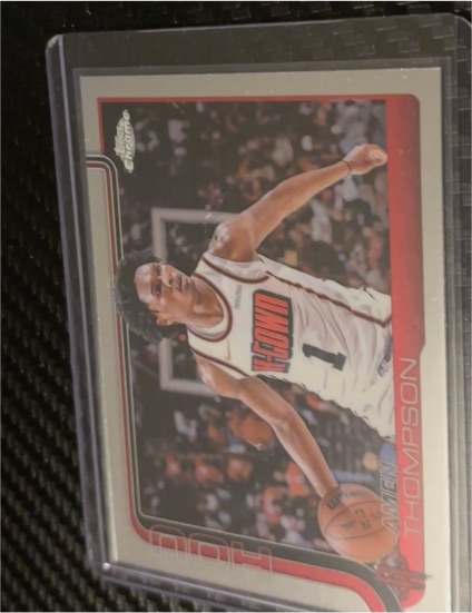 2025-26 Topps Chrome #17 Amen Thompson — front