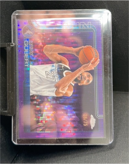 2025-26 Topps Chrome #165 Rudy Gobert — front