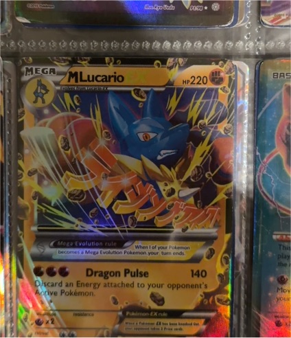 2014 Pokemon Furious Fist #55 M Lucario EX — front
