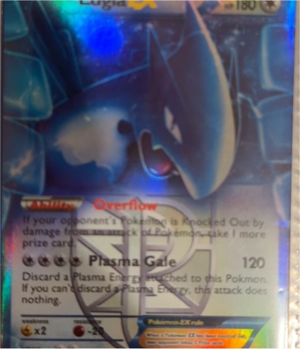 2012 Pokemon BW Plasma Storm #108 Lugia EX — front