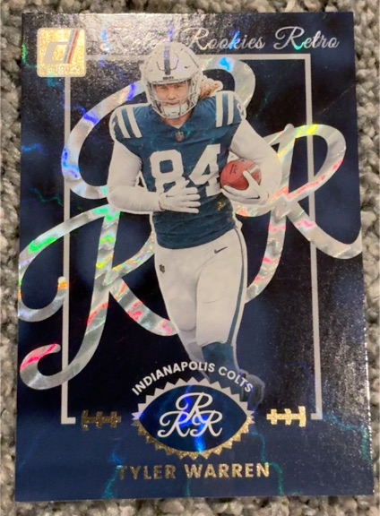 2025 Panini Donruss Rated Rookies Retro #9 Tyler Warren — front