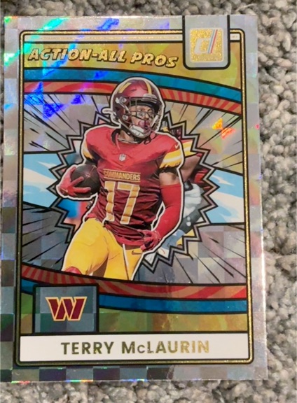 2025 Donruss #AAP-TMC Terry McLaurin Action-All Pros — front