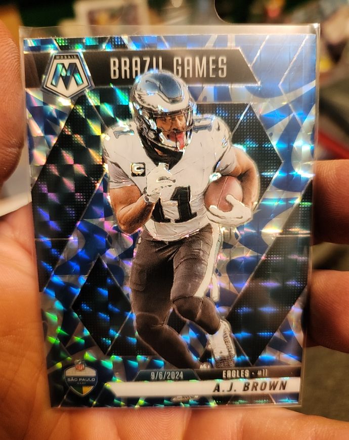 2024 Panini Mosaic Brazil Games A.J. Brown — front