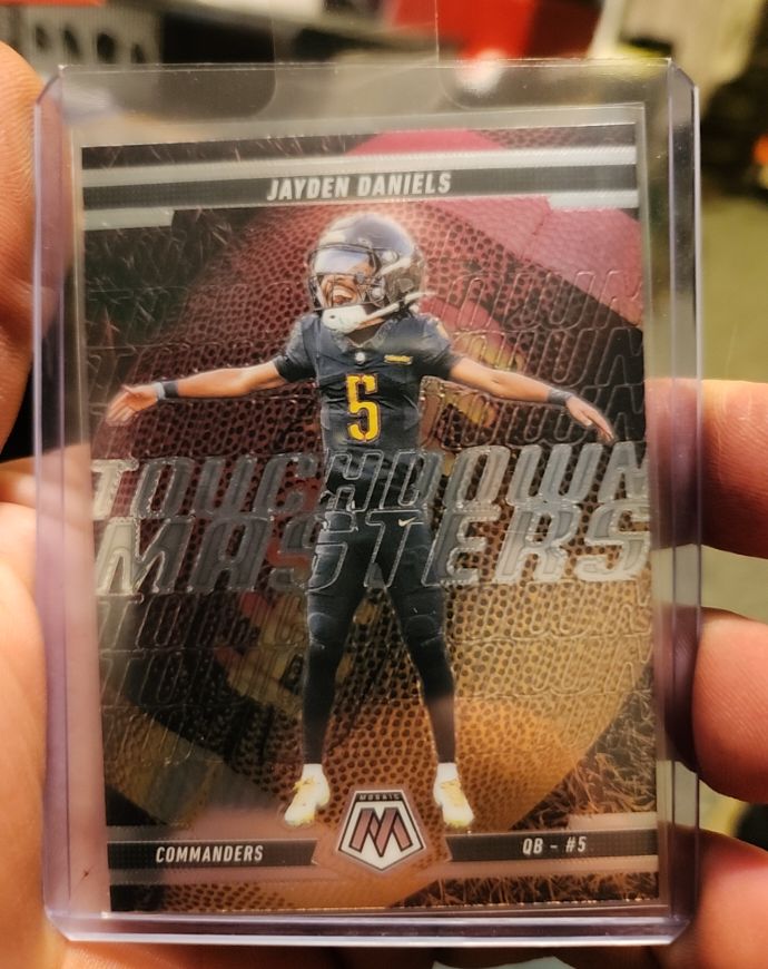 2025 Panini Mosaic #7 Jayden Daniels Touchdown Masters — front