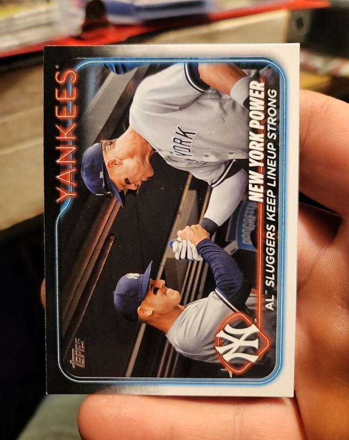 2024 Topps Series 1 #315 Aaron Judge Anthony Rizzo New York Yankees — front