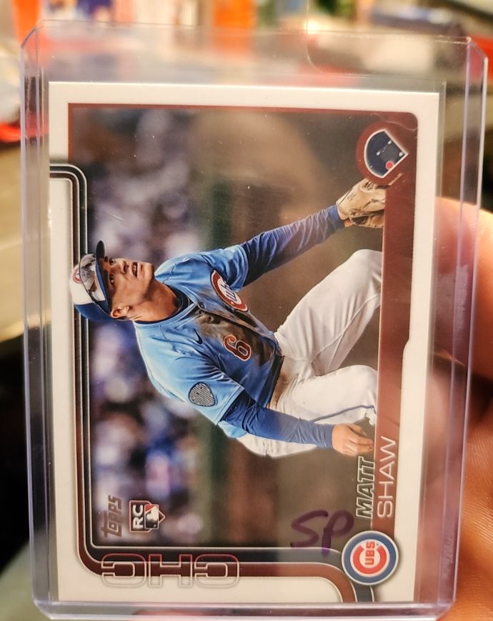 2025 Topps #CHC Matt Shaw — front