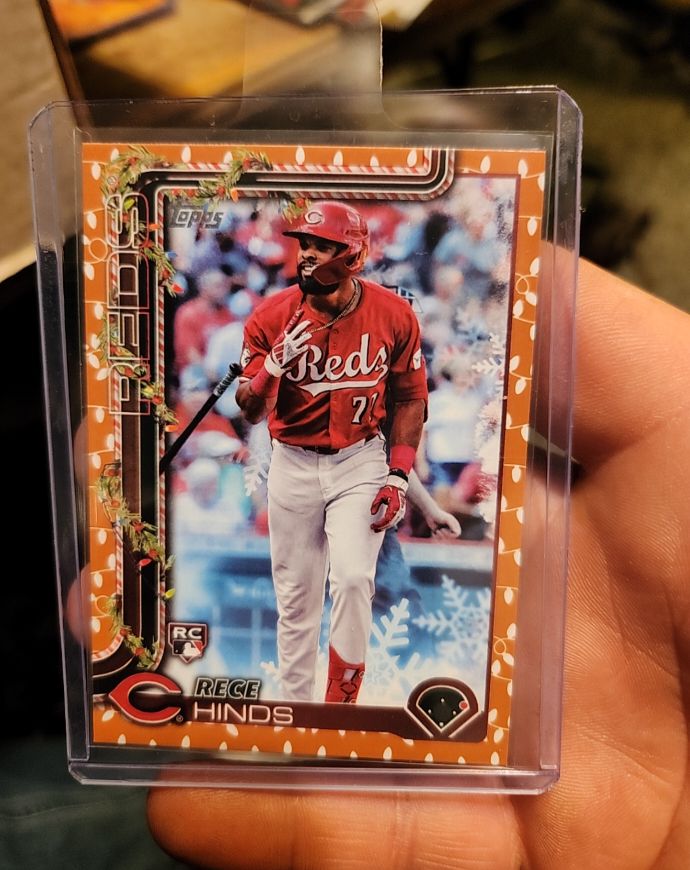 2025 Topps Holiday #H168 Rece Hinds — front