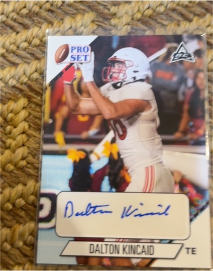 2021 Leaf Pro Set #PS-DK2 Dalton Kincaid Rookie Auto — front