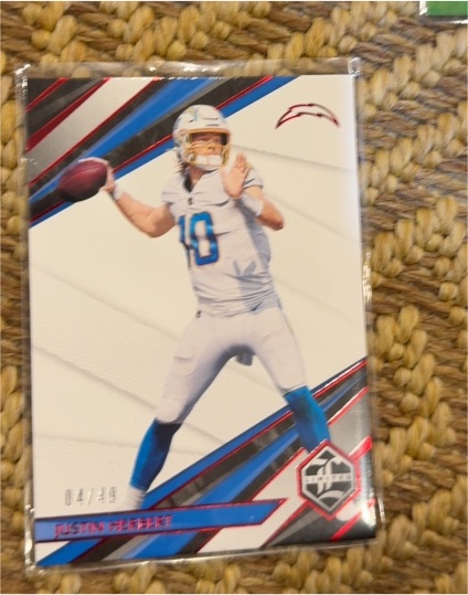 2021 Panini Limited #98 Justin Herbert — front
