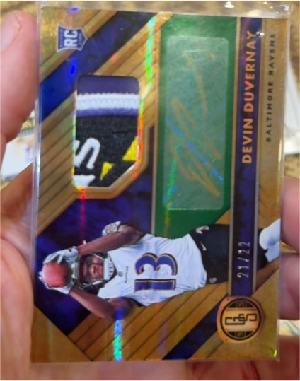 2021 Panini Contenders Optic #21 Devin Duvernay — front