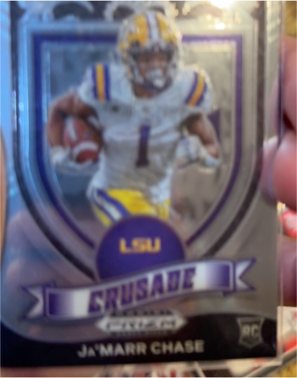 2021 Panini Prizm Draft Picks Crusade #162 Ja'Marr Chase — front
