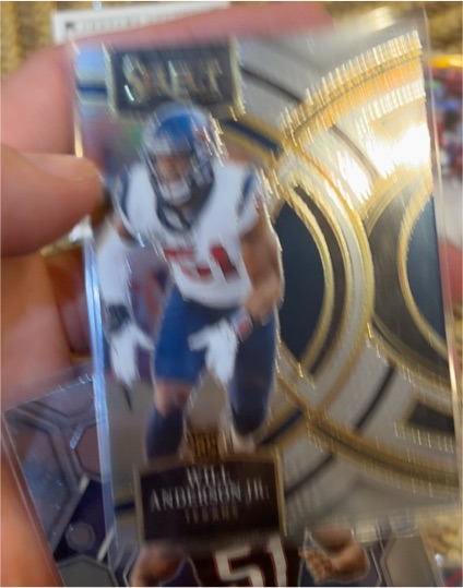 2023 Panini Select #125 Will Anderson Jr. Silver Prizms Die Cuts — front
