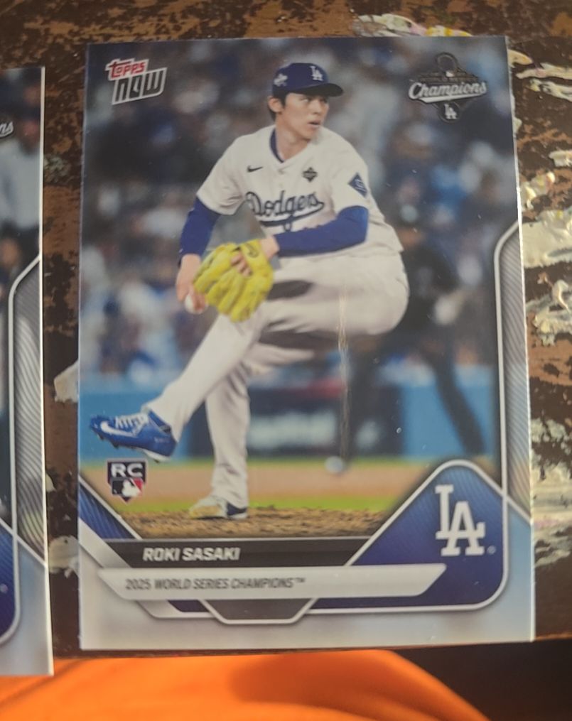 2025 Topps Now #WS-10SP Roki Sasaki — front