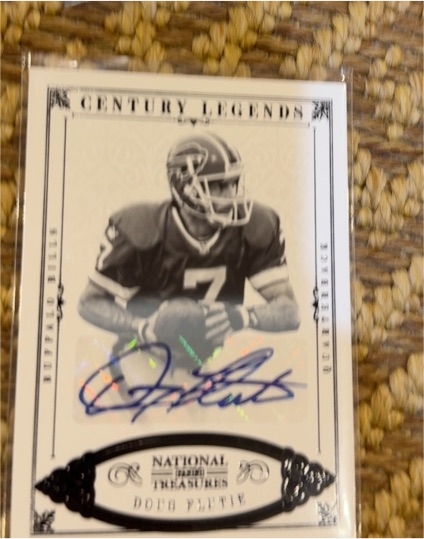 2015 Panini National Treasures Century Legends Doug Flutie — front