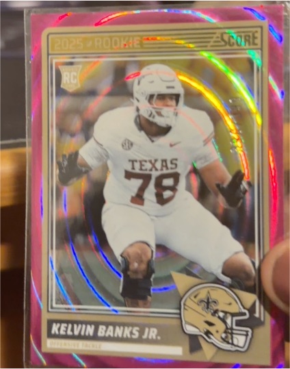 2025 Score-A-Treat #23 Kelvin Banks Jr. — front