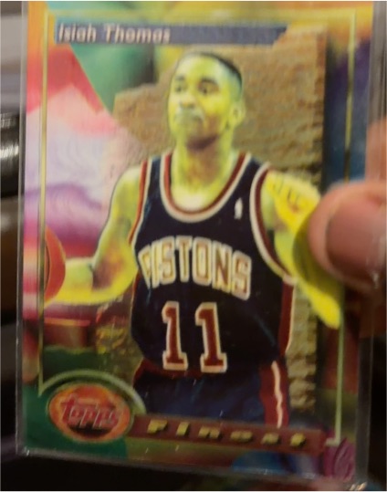 1993-94 Topps Finest #87 Isiah Thomas — front