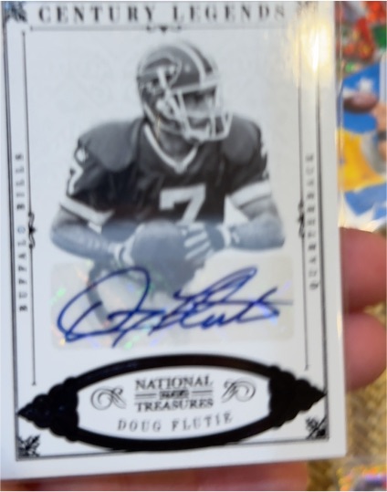 2012 Panini National Treasures Century Legends Doug Flutie — front