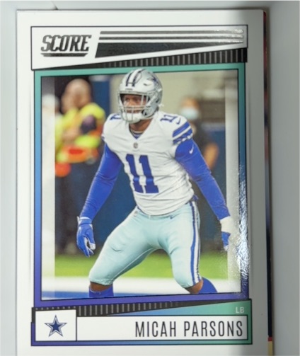 2022 Score #227 Micah Parsons — front