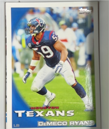 2010 Topps #37 DeMeco Ryans Houston Texans — front