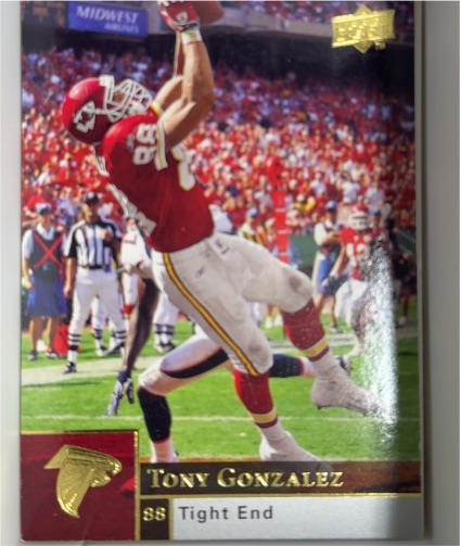 2009 Upper Deck #98 Tony Gonzalez Atlanta Falcons — front