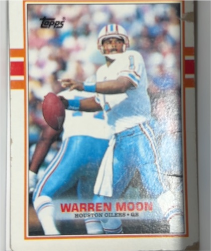 1989 Topps #93 Warren Moon — front