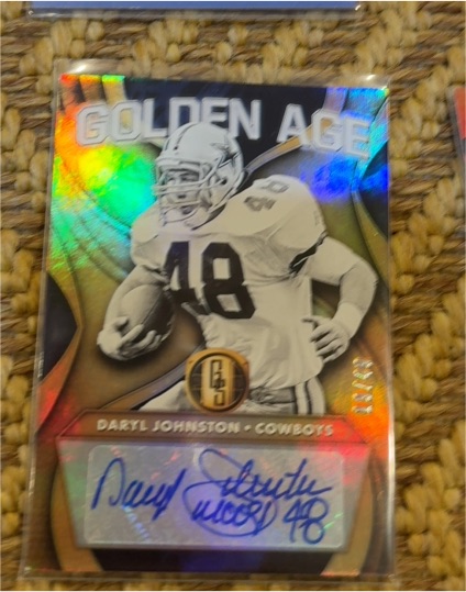 2019 Panini Gold Standard Golden Age Autographs #Daryl Johnston — front