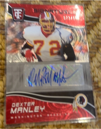 2021 Panini Chronicles Totally Certified Signatures Dexter Manley #TCS-DMA — front