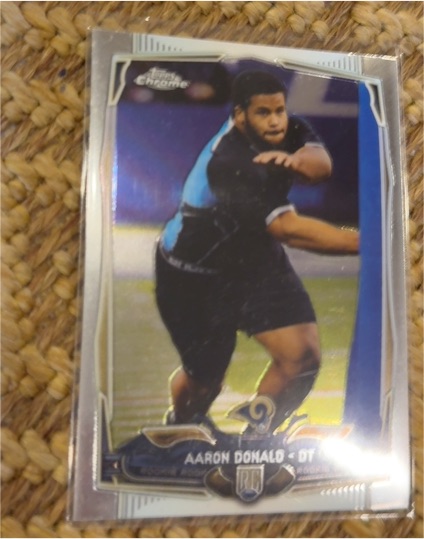 2014 Topps Chrome #424 Aaron Donald — front