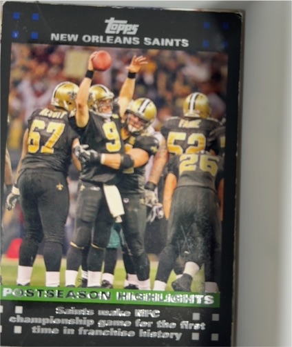 2007 Topps #431 Drew Brees New Orleans Saints Highlights — front