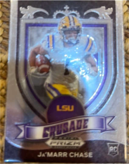 2021 Panini Prizm Draft Picks Crusade #162 Ja'Marr Chase — front