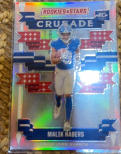 2024 Panini Rookies & Stars Crusade RC Malik Nabers — front