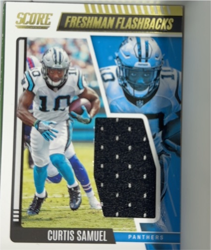 2022 Score Freshman Flashbacks #FF16 Curtis Samuel — front
