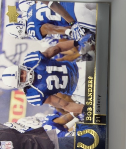 2009 Upper Deck #92 Bob Sanders — front