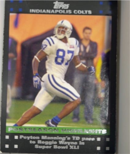 2007 Topps #428 Reggie Wayne — front