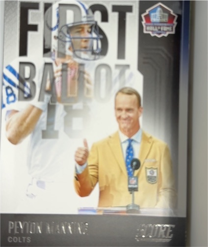 2022 Score #FB-PM Peyton Manning First Ballot — front