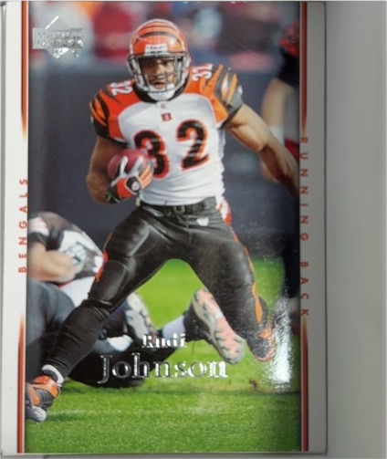 2007 Upper Deck Football #38 Rudi Johnson — front