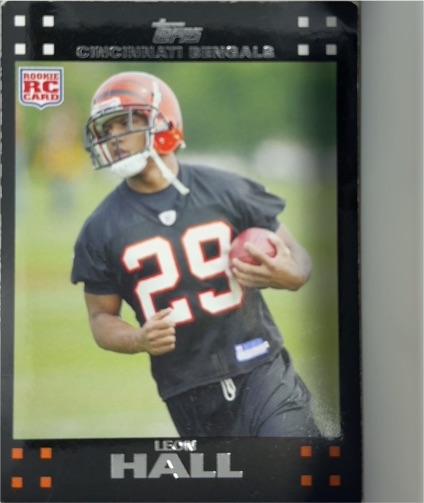 2007 Topps #373 Leon Hall Rookie — front