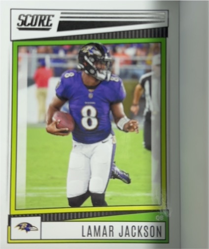 2022 Score #184 Lamar Jackson — front
