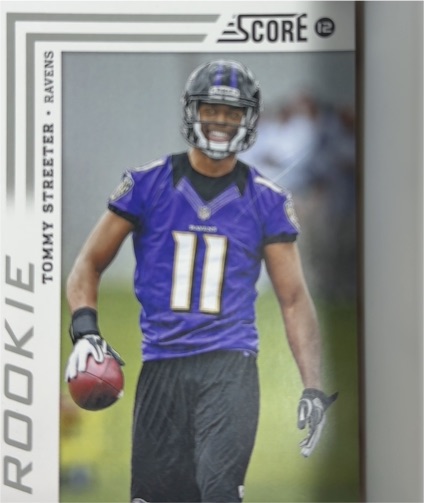 2012 Score #380 Tommy Streeter — front