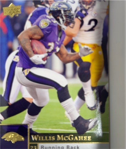 2009 Upper Deck #15 Willis McGahee — front