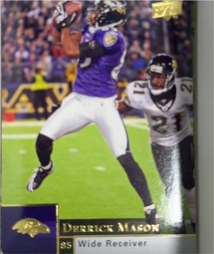 2009 Upper Deck #18 Derrick Mason — front