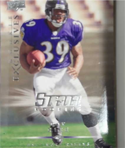 2008 Upper Deck Rookie Exclusives #RE42 Ray Rice — front