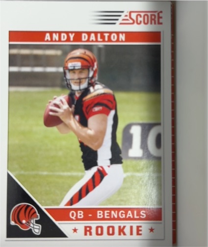 2011 Score #308a Andy Dalton — front