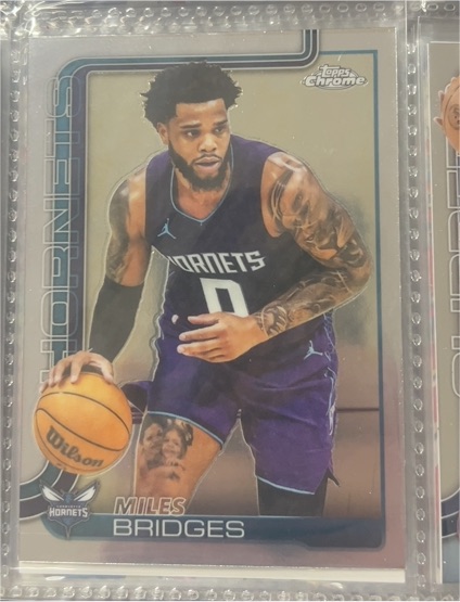 2025-26 Topps Chrome #30 Miles Bridges — front