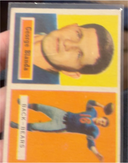 1957 Topps #31 George Blanda — front