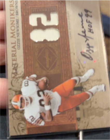2007 Leaf Limited Material Monikers #MM-12 Browns Quarterback #12 — front