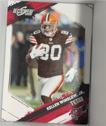 2009 Panini Score #71 Kellen Winslow Jr. — front