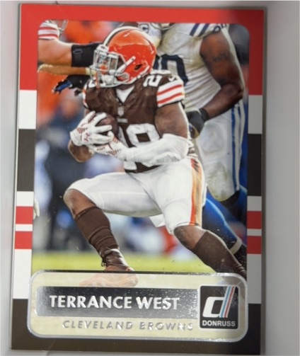 2015 Donruss #38 Terrance West — front