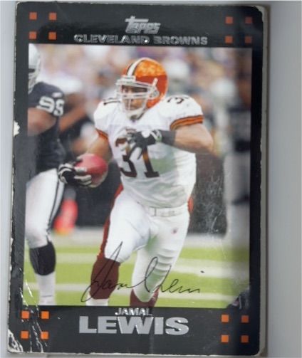 2007 Topps #53 Jamal Lewis Cleveland Browns — front